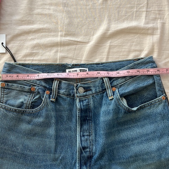 🥳HP💥RE/DONE✖️Levi’s High Rise Ankle Crop Jeans - Picture 8 of 10